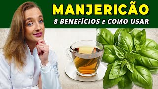 8 Incríveis BENEFÍCIOS DO MANJERICÃO  Como Usar CERTO CHÁ e DICAS Inflamação Imunidade [upl. by Ahsha690]