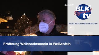 Eröffnung Weihnachtsmarkt in Weißenfels [upl. by Tabbi]