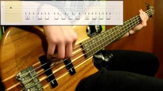 Led Zeppelin  Rock And Roll Bass Cover Play Along Tabs In Video [upl. by Netnerb]