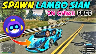 How To Get Lamborghini Sian In Chikii Gta V  Spawn Lambo Sian In Chikii Gta V [upl. by Ihteerp]