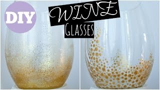 DIY  Wine Glasses [upl. by Aryas]