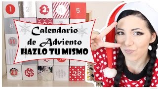 CALENDARIO DE ADVIENTO HAZLO TU MISMO ❤ DIY [upl. by Schmitz]