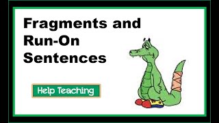 Fragments and RunOn Sentences  Grammar Lesson [upl. by Heilman933]