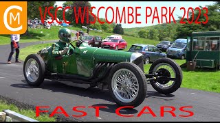 VSCC Wiscombe Park 2023 Fast Cars [upl. by Griffith]