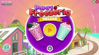 Papas Freezeria Deluxe Gameplay  23 no commentary [upl. by Ashelman507]