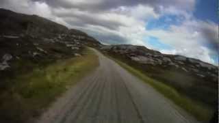 Scotland Bonar Bridge to Laxford Bridge via Lairg using A836 and A838 on a motorcycle [upl. by Akcinahs]