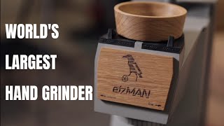 WORLDS LARGEST HANDGRINDER A Look at the Etzinger Etzman [upl. by Kostival]