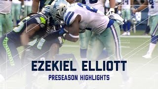 Ezekiel Elliott Highlights vs Seahawks  Every Run from 2016 Preseason Week 3 [upl. by Netloc]