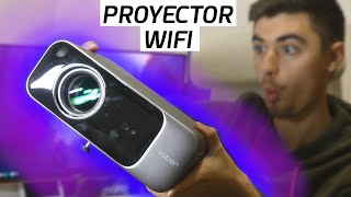 Proyector 🎬 PORTATIL con WiFi RECOMENDADO  Yaber Pro V9 Review [upl. by Aihsirt163]