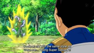 SSJ2 Trunks vs SSJB Vegeta [upl. by Valenba612]