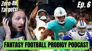 Top 5 Zero RB Targets For 2024  The FFP Podcast Ep 6 862024 [upl. by Cita]