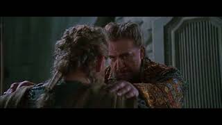 Agamemnon talks to Menelaus  Troy Directors Cut HD [upl. by Merow]