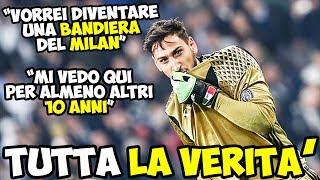 TUTTA LA VERITA DIETRO LADDIO DI DONNARUMMA AL MILAN [upl. by Pittman]