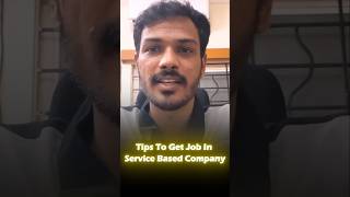 How to Land a Job in a ServiceBased Company as a Fresher  preparation for service based company [upl. by Ozzy]