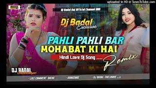 Pahli Pahli Baar Mohabat Ki Hai ll Hindi Love Song ll DjBadalRaj [upl. by Adrahc]