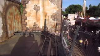 Geisterbahn quotZOMBIEquot  Grass Onride  Wiesbaden Gibber Kerb 2016 [upl. by Atinuj]