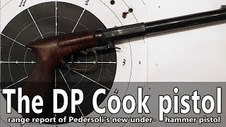 Shooting the Pedersoli Cook underhammer 36 cal percussion pistol [upl. by Ylek]