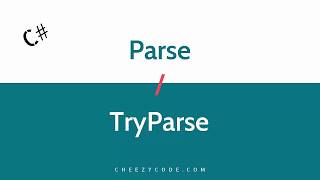 Parse TryParse In C  Convert String To Data Types C [upl. by Carlene]