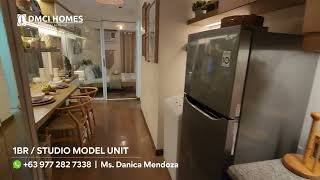 Inside a DMCI Homes 1 Bedroom  Studio Unit  Full Tour [upl. by Nonnairb]