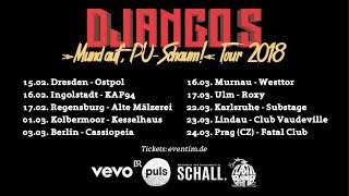 DJANGO S  »Mund auf PUSchaum« Tour Teaser 2018 [upl. by Vivyan534]