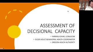 Capacity amp Consent Assessment of Decisional Capacity [upl. by Enilesor]