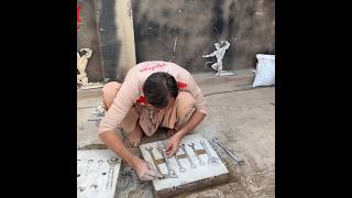 Sand Casting a MultiSize CombinationSpanner with Hex Head and Screw Wrench Metalworking Mastery [upl. by Hayward786]