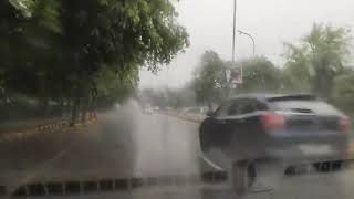 Faridabad News शुरू हुई जोरदार बारिश Live from Sector 12 [upl. by Eneladgam]