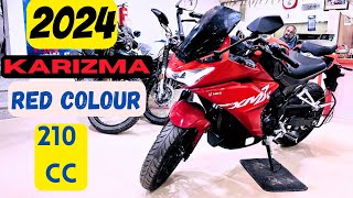 New karizma xmr 210 cc bike 2024  2024 karizma review upgrade version [upl. by Assedo756]