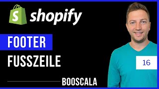 Shopify Footer Shopify Fußzeile bearbeiten und erstellen  Rechtstexte Kontakt und Seiten [upl. by Trevor728]