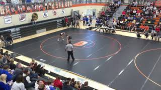 WIAA D2 Super Regional Wrestling  Dodgeville Left Mat [upl. by Ardnekahs]