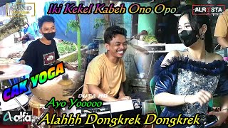 GELO  Dhevin ft Tamu Undangan  ALROSTA DONGKREK amp ALFA AUDIO JILID 1 Live Karanganyar [upl. by Eirrek]