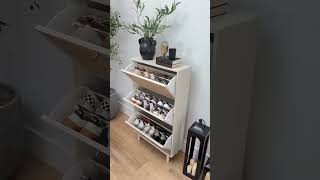 Home Organization  Entryway tiltout shoe organizer [upl. by Ransome]