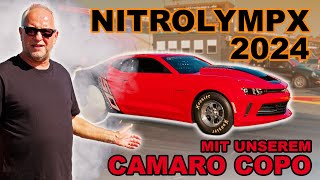 GeigerCars  🔥 NitrOlympX 2024 🔥  Hockenheim Ring  Camaro Copo  Drag Race [upl. by Deraj372]