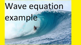 Wave Equation Example PDE [upl. by Lurline]