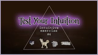 Test Your Intuition 4  Intuitive Exercise Psychic Abilities [upl. by Aifoz]