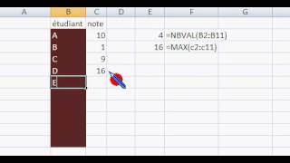 comment compter le nombre des élèves par Excel [upl. by Greenebaum]