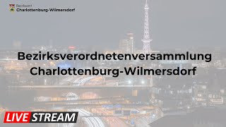 Livestream der Sitzung der BVV CharlottenburgWilmersdorf vom 26092024 [upl. by Adnical]