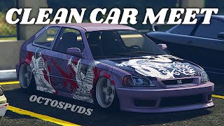 GTA 5 CLEANEST CAR MEET LIVE 105  HUGE CLEAN CAR SHOW EVENT  CRUISING  RACESPLAYLISTS  PS4 [upl. by Kresic47]