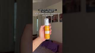 Rating Cleansers I Tried  Part 1  My Honest Reviews CleanserReview SkincareRoutine YouTubeShort [upl. by Dugan]