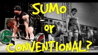 Sumo Vs Conventional Deadlift [upl. by Aprile]