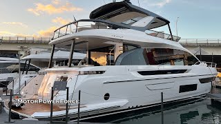 Touring Azimut 72 Flybridge 2024 Yacht [upl. by Gorga]