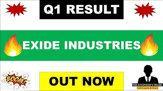 Exide Q1 Results 2024  Results Today  Exide Results  Exide share latest news  Exide battery [upl. by Gitel]