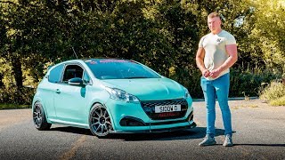 BENS 360BHP PEUGEOT 208 GTI vs 5 GERMAN RIVALS MUST SEE [upl. by Nnayr]