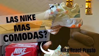 Las zapatillas mas cómodas de NIKE Nike React Presto [upl. by Lavicrep]