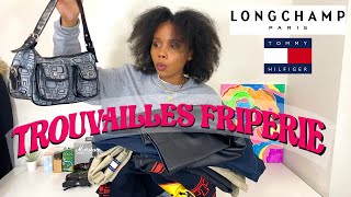 Friperie  Try on haul Tommy Hilfiger Longchamp [upl. by Cissie]