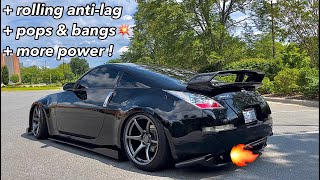 My 350z Gets A Tune CRAZY DIFFERENCE [upl. by Shirlie]