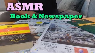 ASMR Book amp ASMR Newspaper  ASMR Page Turning Sounds [upl. by Marriott]