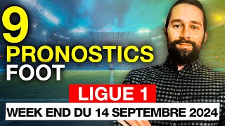 Pronostic foot Ligue 1  Nos 9 pronos du weekend OM Nice Lens Lyon PSG Brest Lille Rennes [upl. by Gardiner]