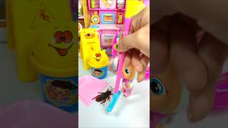 Satisfying with Unboxing amp Review Cute Doll Pink Cleaning Toys Video  ASMR Videos no music [upl. by Rhynd]