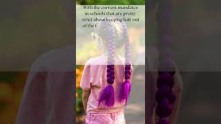 School Braids with Purple Highlights Easy Stylish Hair Ideas [upl. by Thar297]